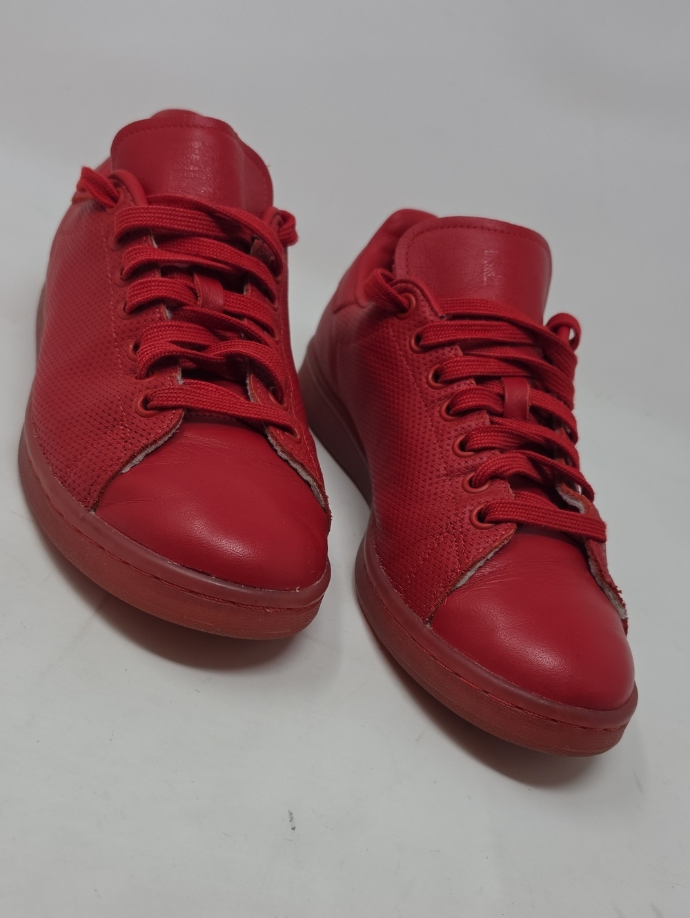 Men's Adidas Stan Smith Red Low-Top Casual Sneakers